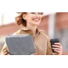 UGREEN Laptop-Hülle 13-13,9 Zoll Grau PU-Leder Magnet-Ständer-Hülle