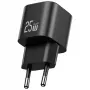 USAMS 25W GaN USB-C Schnellladegerät - Weiß