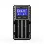 XTAR VX2 PRO KT 2-Slot Li-Ion Akku-Ladegerät mit USB-C QC3.0 & Powerbank