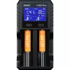 XTAR VX2 PRO KT 2-Slot Li-Ion Akku-Ladegerät mit USB-C QC3.0 & Powerbank