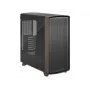 Fractal Design Summit Black TG Light Tint Mid-Tower PC-Gehäuse mit Walnussholz-Frontpanel