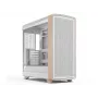 Fractal Design Summit Chalk White TG Clear Tint Mid-Tower-Gehäuse mit echter Eichenholz-Front