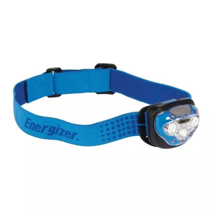 Energizer 326243 LED-Stirnlampe, 200 Lumen, IPX4 Spritzwassergeschützt, 3 AAA-Batterien enthalten, Schwarz