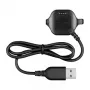 Garmin Forerunner 20/25 Ladeklemme Datenkabel - 1m USB-A auf proprietäre Klemme, Schwarz