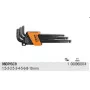 BETA 96BP/SC9 9-teiliger metrischer Inbusschlüssel-Satz mit Kugelkopf, 1,5-10mm, Chrom-Vanadium-Stahl
