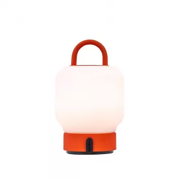 KOODUU LOOME Orange wiederaufladbare LED-Tischleuchte | Dimmbare Touch-Leuchte, USB-C, 150 lm