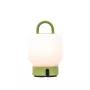 KOODUU Akkulampe LOOME Lime - Tragbare LED-Tischlampe, 3-Stufen-Touch-Dimmer, IP44 Spritzwasserschutz, USB-C