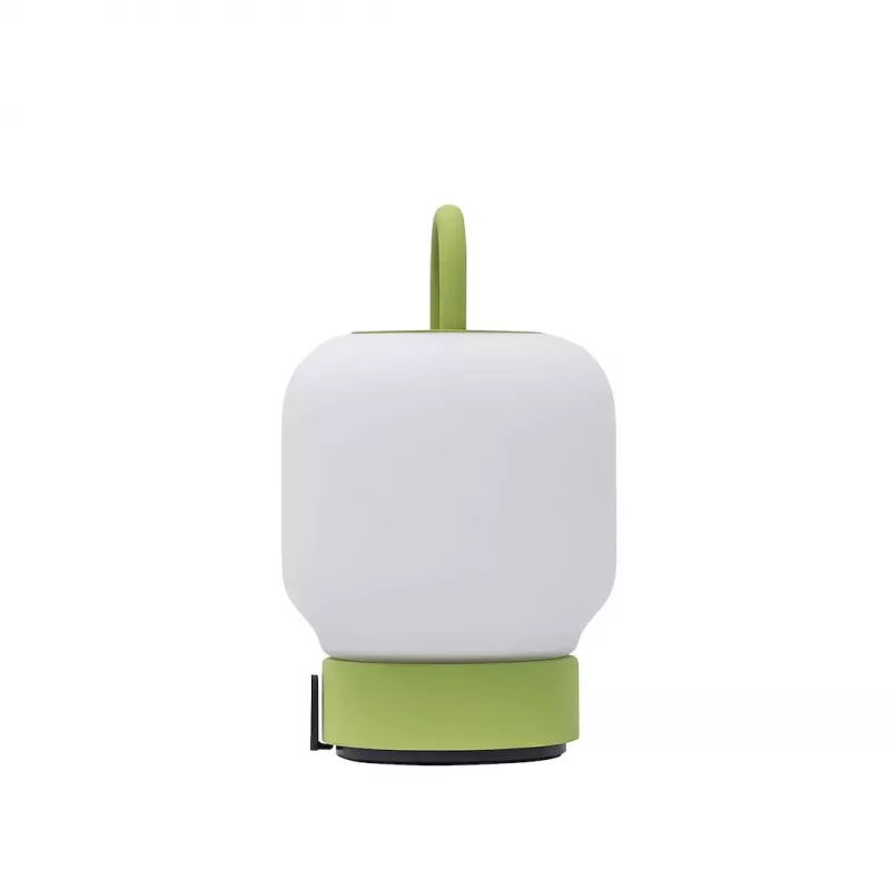 KOODUU Akkulampe LOOME Lime - Tragbare LED-Tischlampe, 3-Stufen-Touch-Dimmer, IP44 Spritzwasserschutz, USB-C