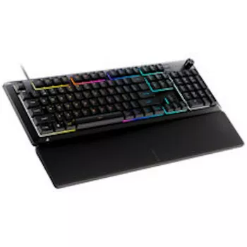 CORSAIR SKIFF 100 Gaming-Tastatur, 10-Zonen-RGB, IP42 Spritzwasserschutz - Schwarz
