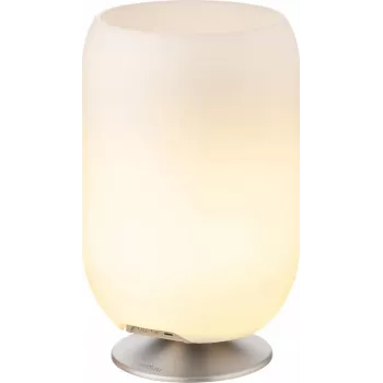 KOODUU LED-Lampe mit Lautsprecher und Kühler Atmos silber