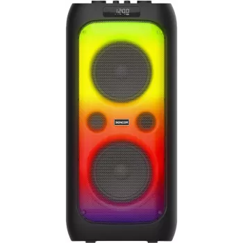 SENCOR Partycon WAVE 100W Tragbarer Party-Lautsprecher mit TWS, IPX4, LED und Mikrofoneingang