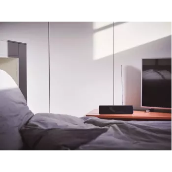 Philips SDV5225/12 Innenantenne für TV mit einstellbarer Verstärkung, 1,8 m Koaxialkabel, 75 Ohm, 3G/4G-Filter, DVB-T/T2