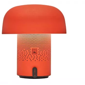 KOODUU Sensa Play Tragbarer Bluetooth-Lautsprecher mit dimmbarer RGB-LED-Lampe, IPX4 Spritzwasserschutz, TWS-Kopplung, USB-C, Orange