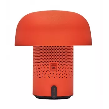 KOODUU Sensa Play Tragbarer Bluetooth-Lautsprecher mit dimmbarer RGB-LED-Lampe, IPX4 Spritzwasserschutz, TWS-Kopplung, USB-C, Orange