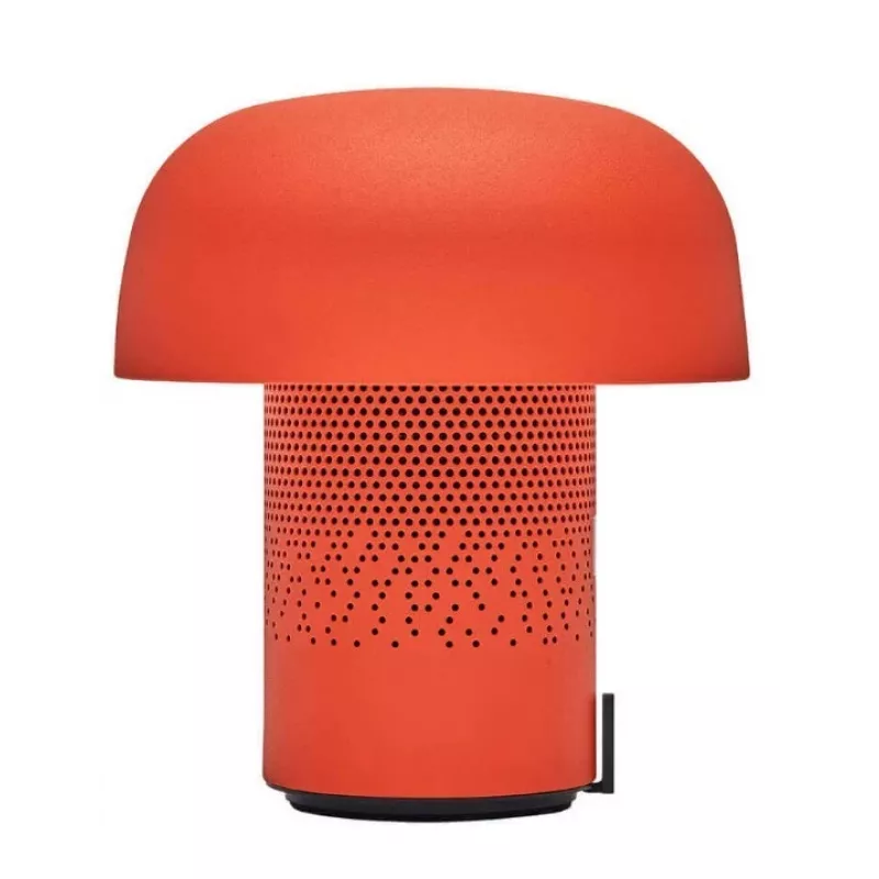 KOODUU Sensa Play Tragbarer Bluetooth-Lautsprecher mit dimmbarer RGB-LED-Lampe, IPX4 Spritzwasserschutz, TWS-Kopplung, USB-C, Orange