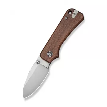 CIVIVI Baby Banter Slip Joint Klappmesser Nitro-V Guibourtia-Holz