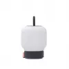 KOODUU Akku-Tischleuchte LOOME Grau | 3-Stufen-Touchdimmer, 2200mAh Akku, USB-C, warmweiße LED