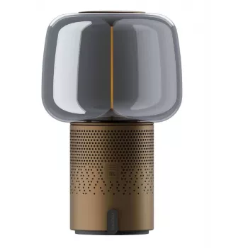 KOODUU Serena Play Tragbare LED-Lampe mit Bluetooth-Lautsprecher Braun