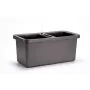 URBALIVE BERBERIS DUO Selbstbewässerungs-Pflanzkasten 78 x 39 cm Grau