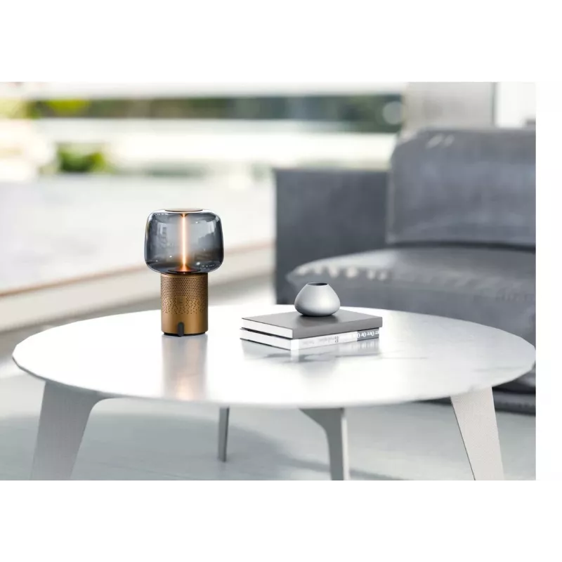 KOODUU Serena Play Tragbare LED-Lampe mit Bluetooth-Lautsprecher Grau