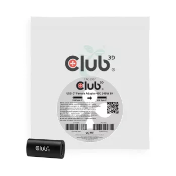 Club 3D USB-C Buchsen-Adapter 40G 240W 8K60Hz