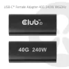 Club 3D USB-C Buchsen-Adapter 40G 240W 8K60Hz