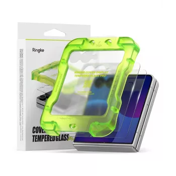 Ringke Cover Display Pro 2er-Pack Panzerglas-Displayschutz für Galaxy Z Flip 8 - klar