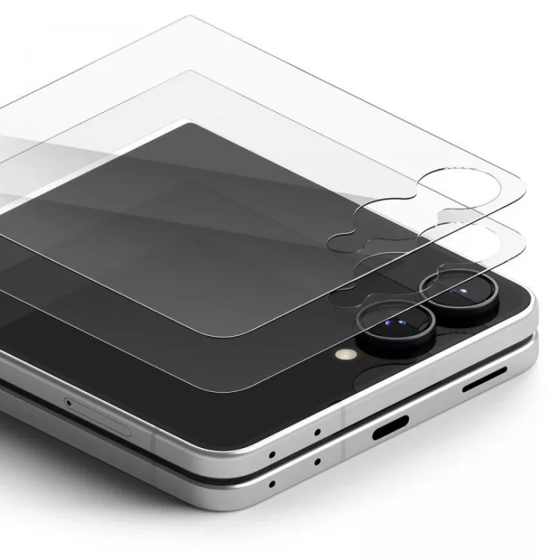 Ringke Cover Display Pro 2er-Pack Panzerglas-Displayschutz für Galaxy Z Flip 8 - klar