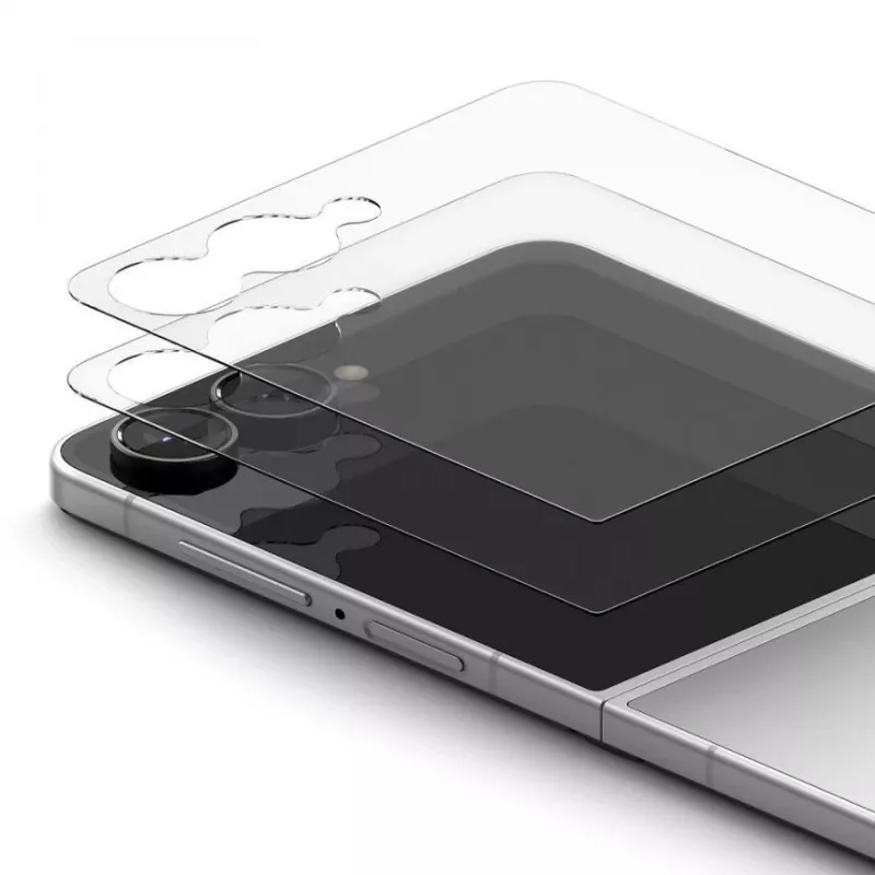 Ringke Cover Display Pro 2er-Pack Panzerglas-Displayschutz für Galaxy Z Flip 8 - klar