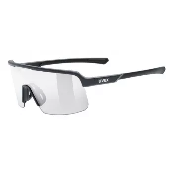 Uvex Ramp Sonnenbrille - Schwarz Matt / Spiegel Silber Polarisiert