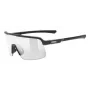 Uvex Ramp Sonnenbrille - Schwarz Matt / Spiegel Silber Polarisiert