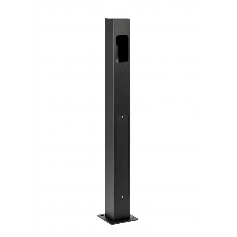 ModuREX Core Pro Rail MX-CR-PRO-RAIL Ladesäulenständer mit DIN-Schiene, Schwarz