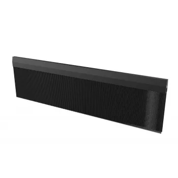LANVIEW RAX245 19 inch Bürstenpanel für Rack- und Schrank-Kabelmanagement, 1U, Schwarz
