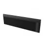 LANVIEW RAX245 19 inch Bürstenpanel für Rack- und Schrank-Kabelmanagement, 1U, Schwarz