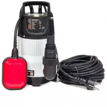 NAC Tauchpumpe für Schmutzwasser 400W SPE40D-L mit Schwimmerschalter, 7500 L/h, 5 m Förderhöhe
