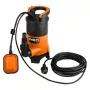 NEO TOOLS 04-745 Tauchpumpe für Schmutzwasser 400W, 8000 l/h, 5 m Förderhöhe, Schwimmerschalter, 10 m Kabel