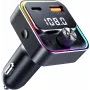 SENCOR SWM 3000 Bluetooth FM-Transmitter mit USB-A QC3.0, USB-C PD 3.0, MP3-Wiedergabe, Freisprecheinrichtung, Siri & Google Assistant