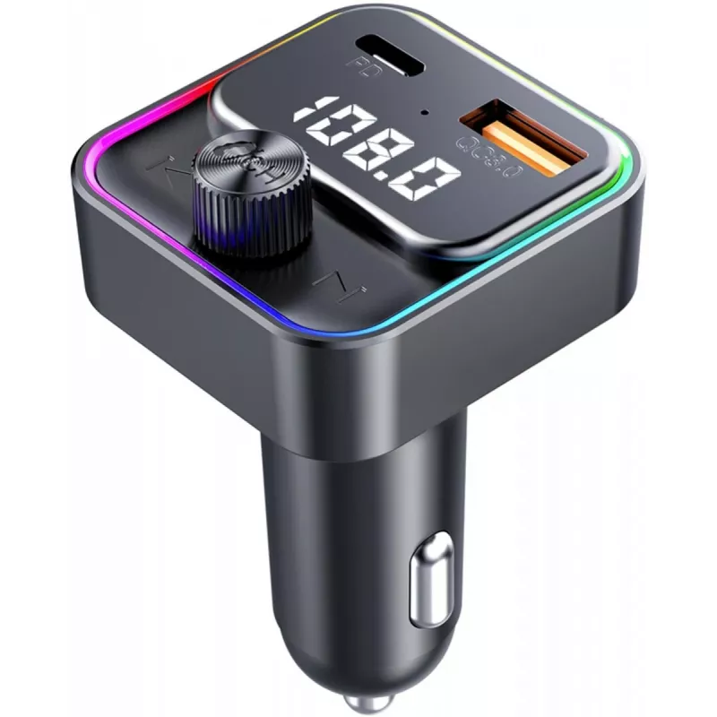 SENCOR SWM 3000 Bluetooth FM-Transmitter mit USB-A QC3.0, USB-C PD 3.0, MP3-Wiedergabe, Freisprecheinrichtung, Siri & Google Assistant