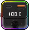SENCOR SWM 3000 Bluetooth FM-Transmitter mit USB-A QC3.0, USB-C PD 3.0, MP3-Wiedergabe, Freisprecheinrichtung, Siri & Google Assistant
