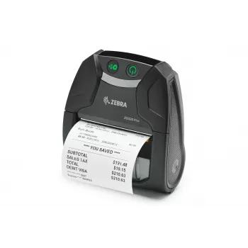 Zebra DT Drucker ZQ320 Plus_ 802.11AC & BT 4.X ohne Etikettensensor für den Außeneinsatz Englisch