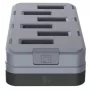 Zebra WS301 6-Steckplatz Ersatzakku-Ladegerät zum Laden von 6 Akkus. Land - USB Typ C