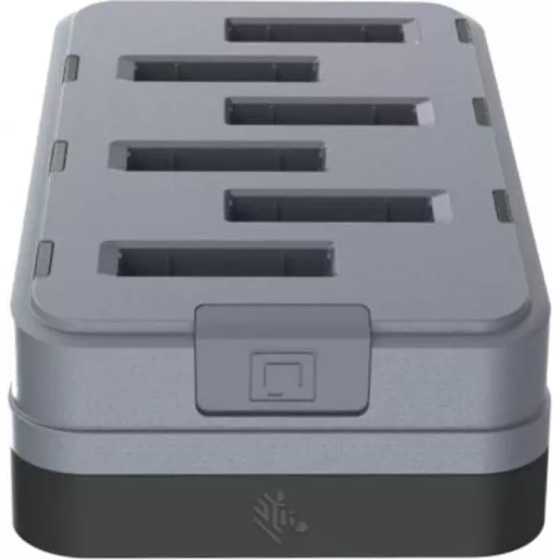 Zebra WS301 6-Steckplatz Ersatzakku-Ladegerät zum Laden von 6 Akkus. Land - USB Typ C