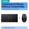 RENEW GOLD HP 655 Kabelloses Tastatur-Maus-Set, spritzwassergeschützt - Schwarz - US-Englisch