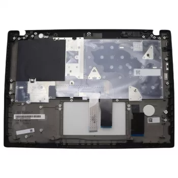 Tastatur mit C-Abdeckung, hintergrundbeleuchtet, UK Englisch, Schwarz