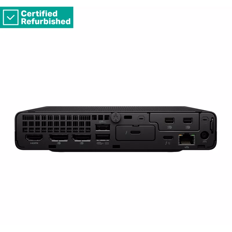 RENEW SILVER HP EliteDesk 8 G1i Mini - Ultra 9-285, 64GB, 1TB SSD, USB-Maus, Win 11 Home, 1 Jahr