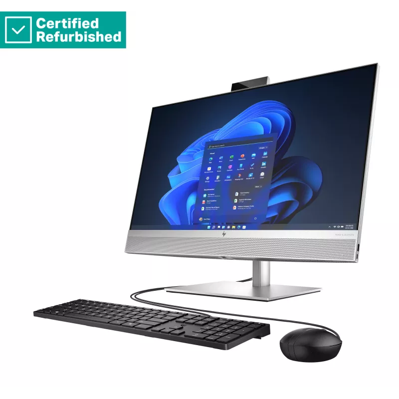 RENEW SILVER HP Elite 870 G9 AIO All-in-One 27 - i9-14900, 64GB, 2TB SSD, 27 QHD Non-Touch AG, höhenverstellbar, USB-Maus, Win 11 Pro, 1 Jahr