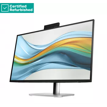 RENEW GOLD HP 527pm Series 5 Pro QHD Konferenzmonitor - 27 2560x1440 QHD 350-nit 100Hz AG, IPS, USB-C(100W/15W)/HDMI/DP Daisy-Chain, 3x USB-A, Lautsprecher, Webcam, RJ-45 LAN, höhenverstellbar/neigbar/schwenkbar/drehbar, 1 Jahr (ersetzt E27m)