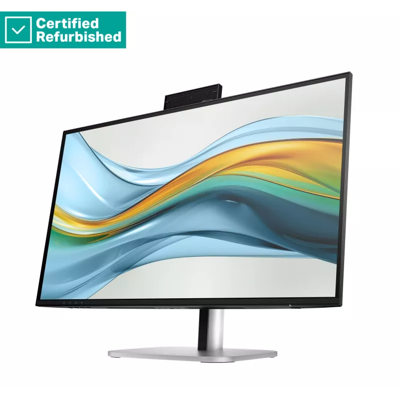 RENEW GOLD HP 527pm Series 5 Pro QHD Konferenzmonitor - 27 2560x1440 QHD 350-nit 100Hz AG, IPS, USB-C(100W/15W)/HDMI/DP Daisy-Chain, 3x USB-A, Lautsprecher, Webcam, RJ-45 LAN, höhenverstellbar/neigbar/schwenkbar/drehbar, 1 Jahr (ersetzt E27m)