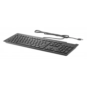 HP Slim v2 USB-Kabeltastatur - Smartcard - Schwarz - ESTNISCH