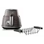 De'Longhi Scultura CTZ2103BG 2-Scheiben Toaster, 900 W, Champagnergold